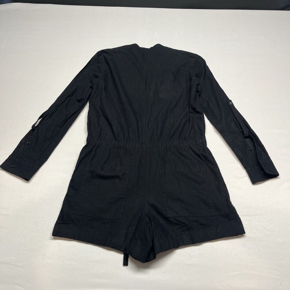 Black Playsuit Romper Long Sleeve - Picture 10 of 12